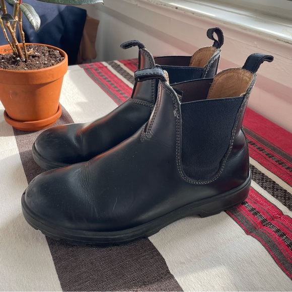 3M Thinsulate Black Leather Boots - Picture 1 of 7